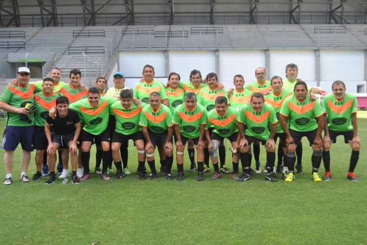 CEC en un partido en el Estadio Único de La Pedrera. 