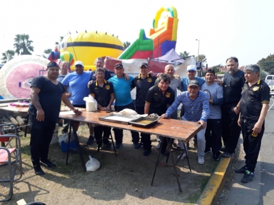 Aatra en la costanera paranaense recaudando fondos