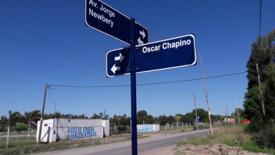 Calle Oscar Chapino, la calle del fútbol