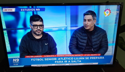 Atlético Luján de Chaco vivió la previa del Sudamericano en Canal 9 de Resistencia