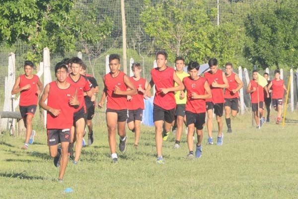 Entrenamiento en el Ciudad Deportiva  