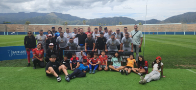 La alegría de Virrey de Salta. Padres e hijos compartiendo el evento. 