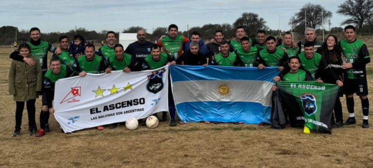 El Ascenso (Liga La Barranca), un elenco que honra al país y Malvinas. 