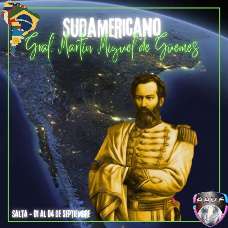 Confirman día de presentación del Sudamericano “General Martín Miguel de Güemes”